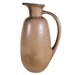 Frankoma Stoneware Pottery 8" Tall Pitcher 835 Brown